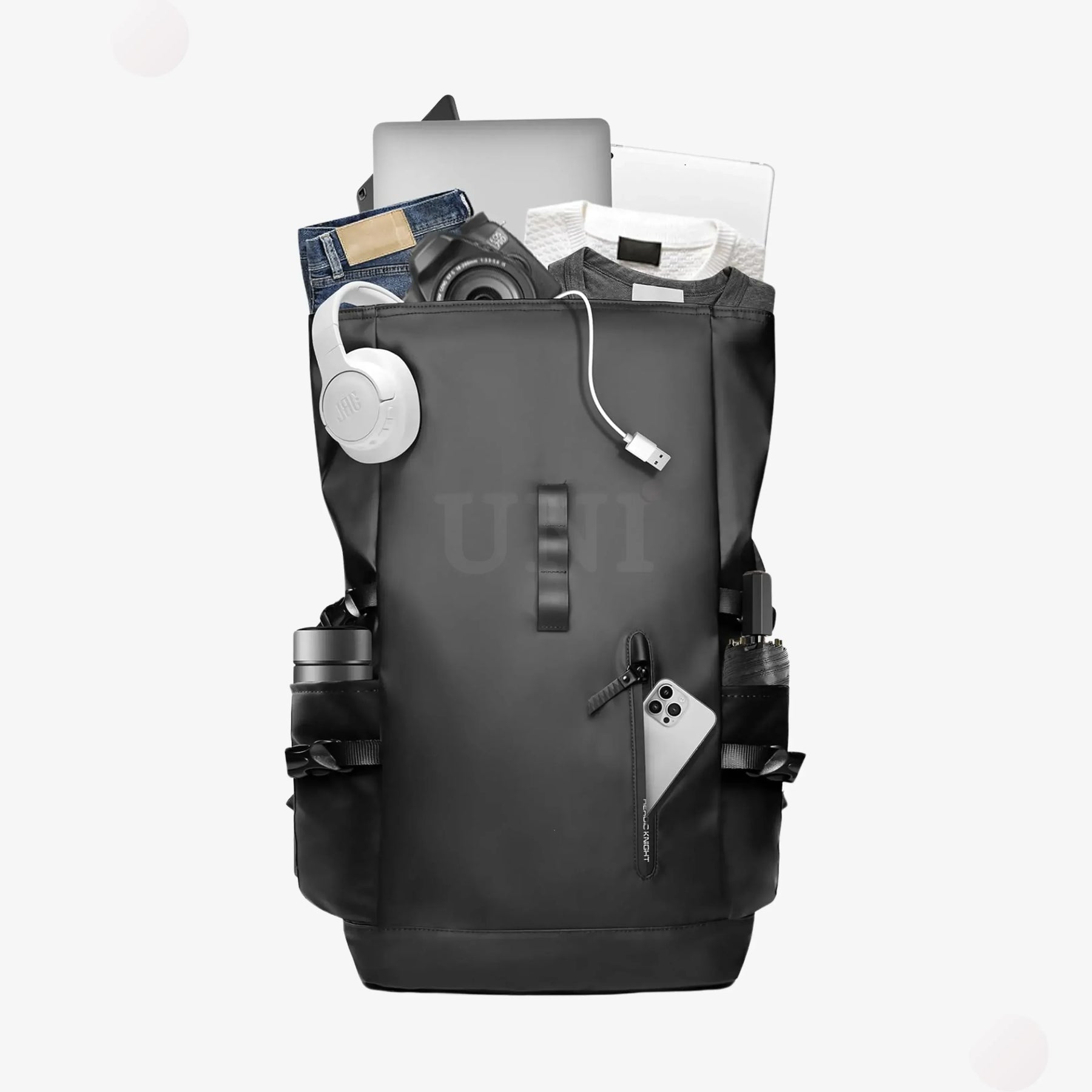 Mochila Executiva Expansiva 27L, Impermeável com USB Beckley™ - uniescolhas