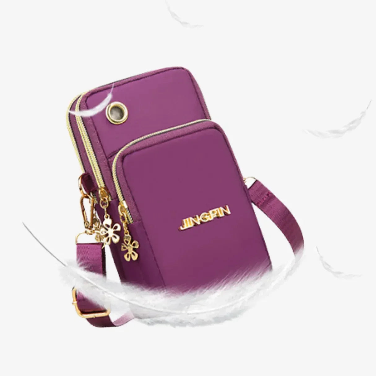 Bolsa de Ombro Multifuncional Nylon à Prova d'Água com Alça Ajustável Nybag - uniescolhas