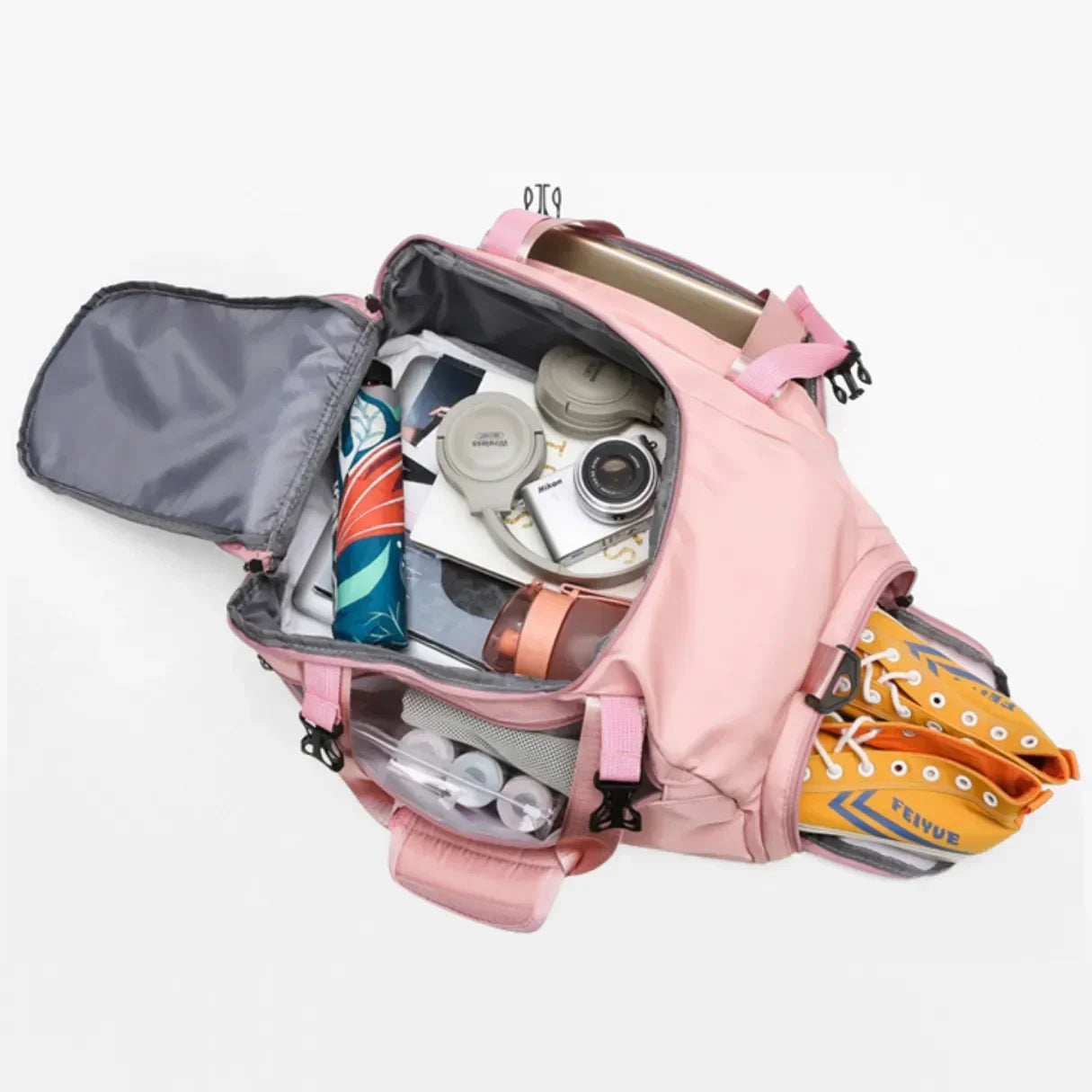 Kit Bolsas de Viagem e Academia Unissex T60 TRAFT + T60 BAG - uniescolhas