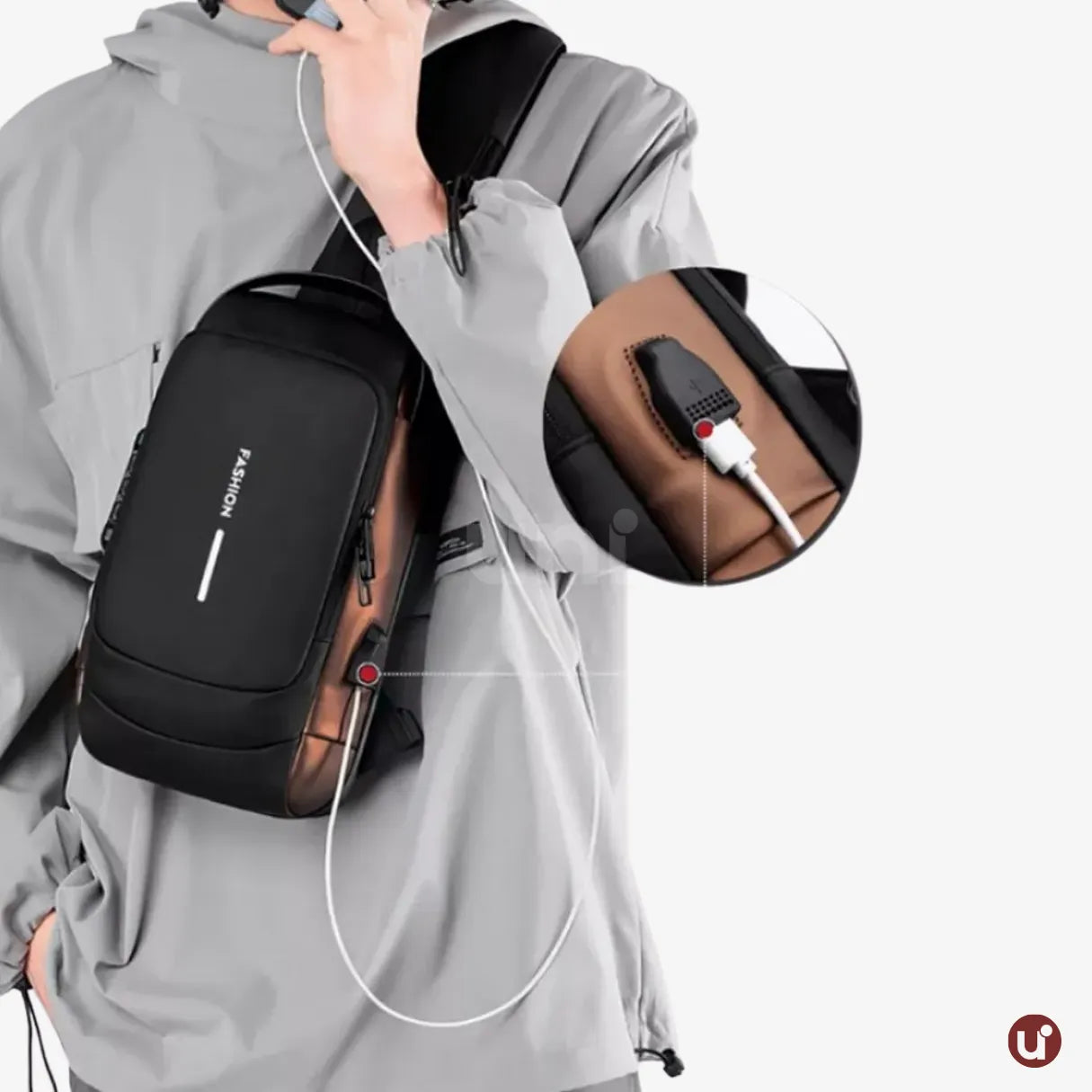 mochila antifurto