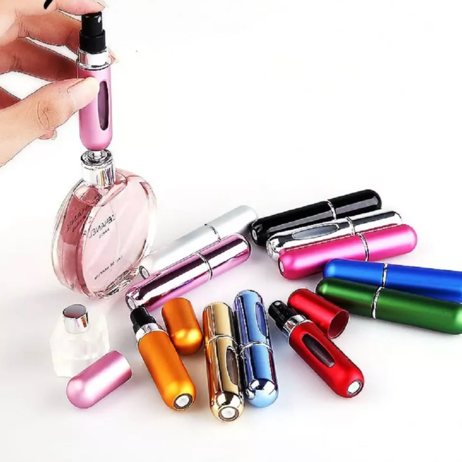 Mini Frasco Portátil Recarregável 5ml SprayLux™ - uniescolhas