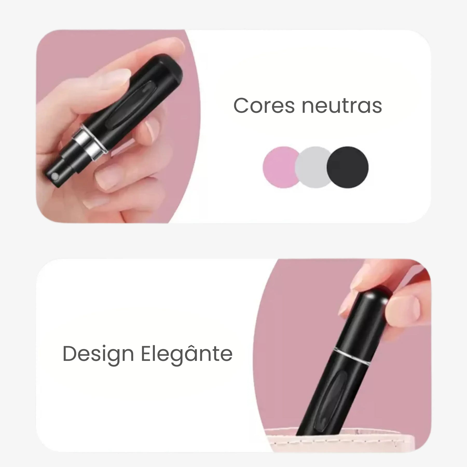 Mini Frasco Portátil Recarregável 5ml SprayLux™ - uniescolhas
