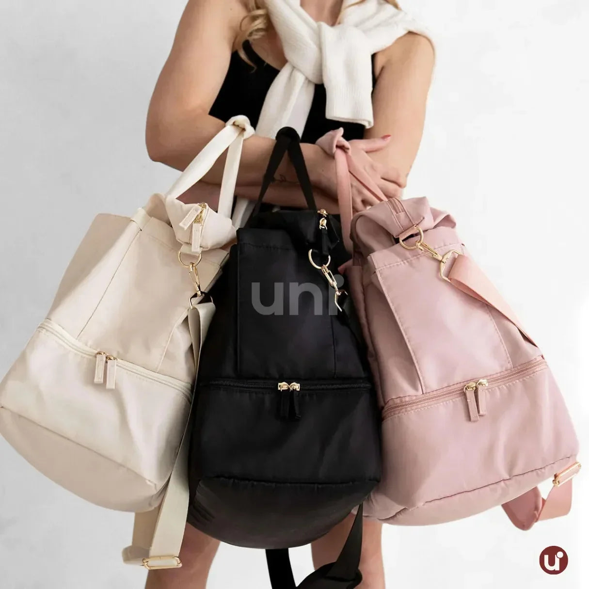 Conjunto 2 Peças Bolsa Esportiva e Viagem Multifuncional 35L JenniBag™ - uniescolhas