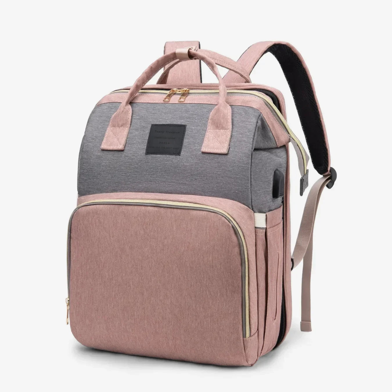 Bolsa/Mochila Maternidade de Fraldas USB BabyBoo™ - uniescolhas