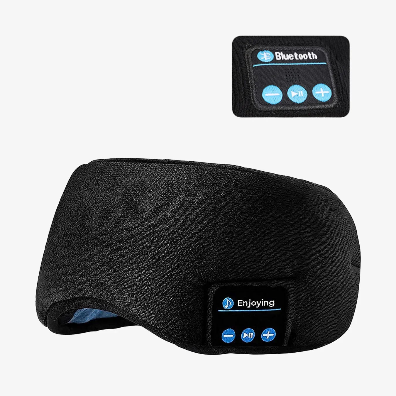 Máscara de Dormir Bluetooth Blackout UniEscolhas – Conforto Ajustável e Lavável - uniescolhas