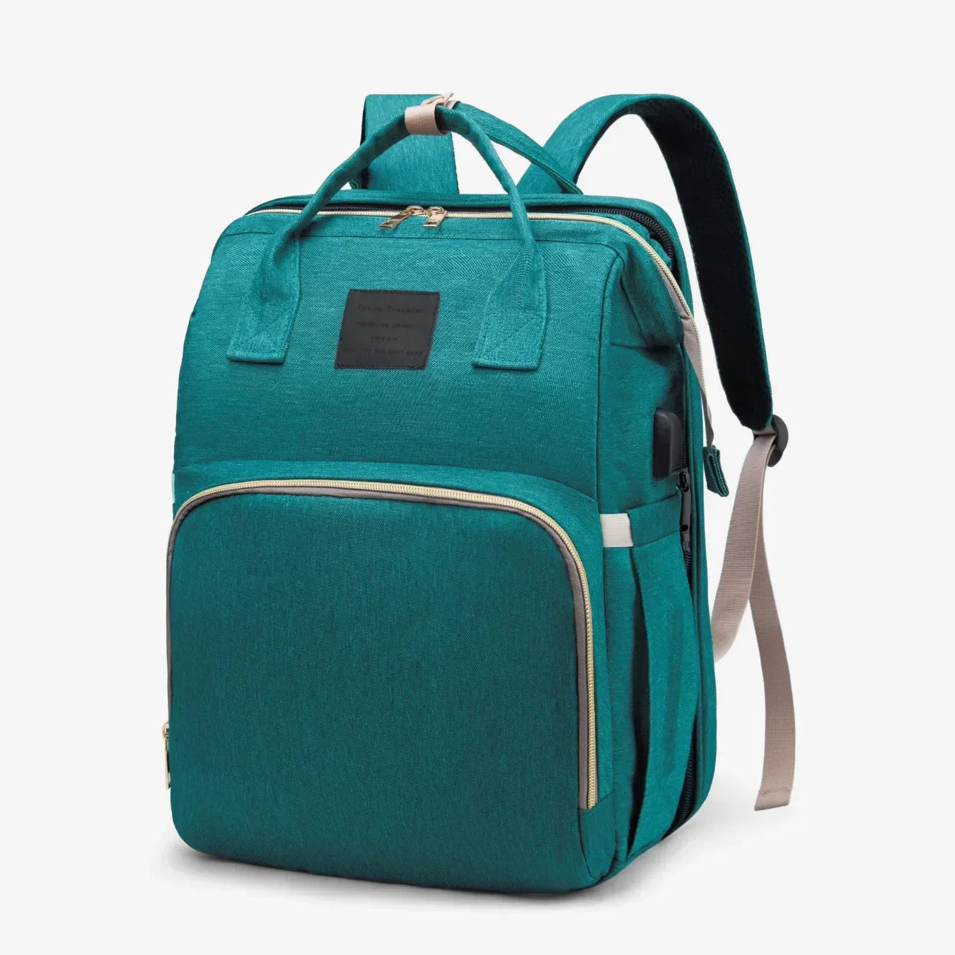 Bolsa/Mochila Maternidade de Fraldas USB BabyBoo™ - uniescolhas