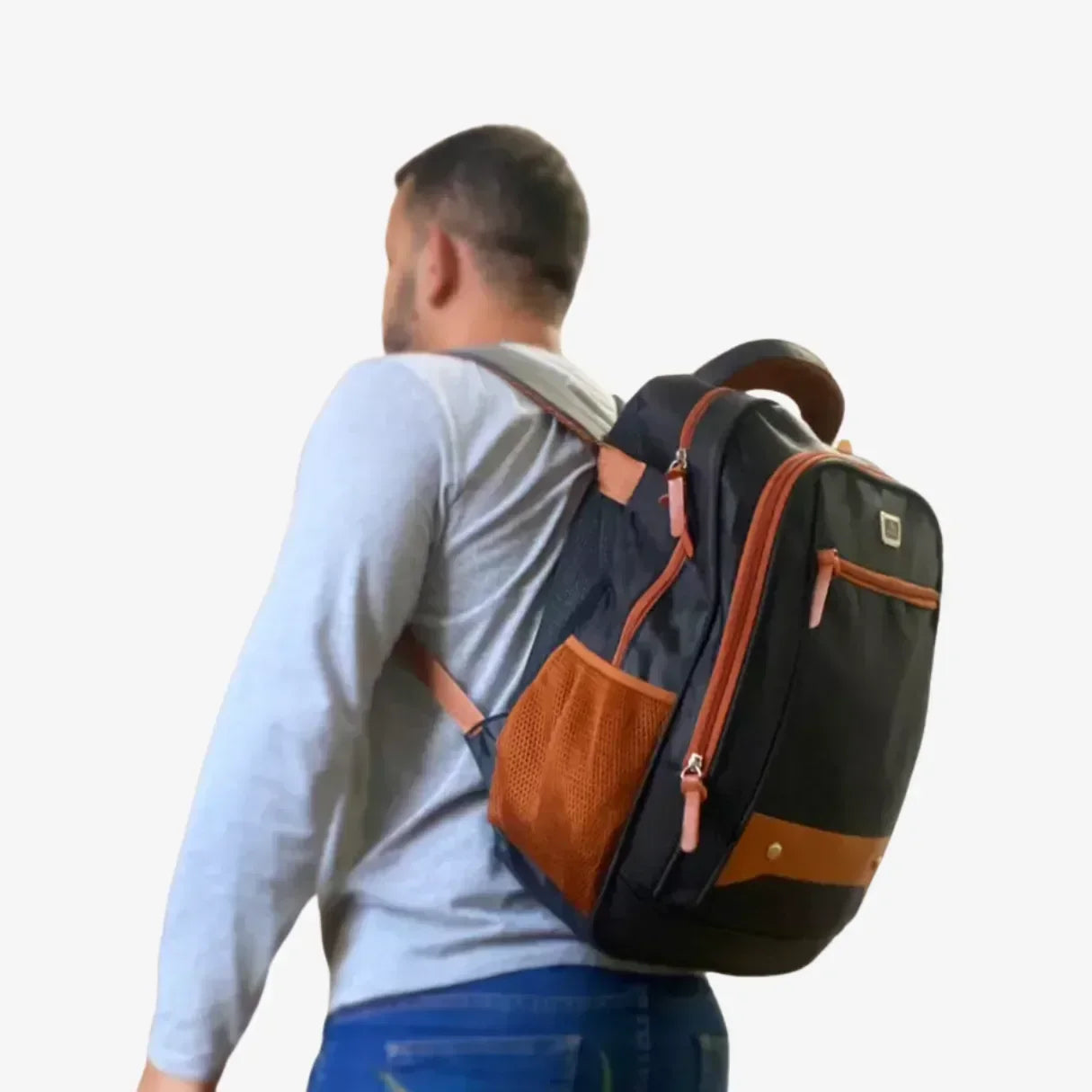 Mochila para Viagem Resistente com Cabo de Aço e Compartimento para Notebook RC9801 - uniescolhas