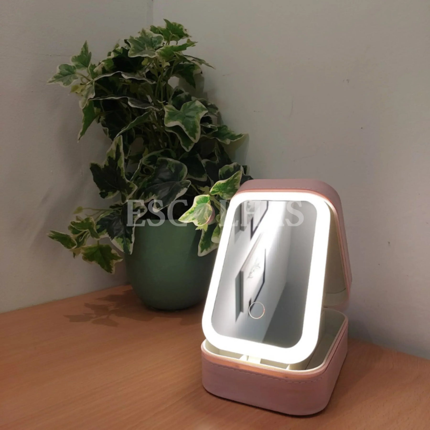 Estojo de maquiagem de LED Mini Caixa TrevoLed™ - uniescolhas