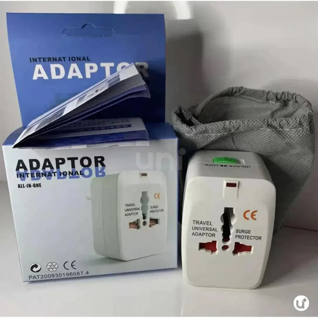 Adaptador Internacional Universal com Proteção Contra Surto, Bivolt e LED - uniescolhas