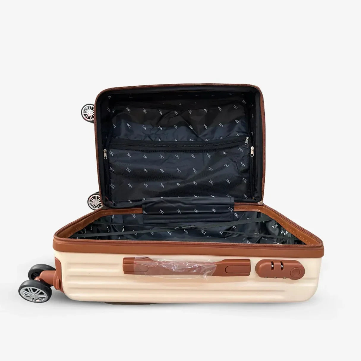 Kit Bordo 2 em 1 Mala de Viagem 10KG Roda Gira 360 Grau Fibra + Frasqueira - uniescolhas