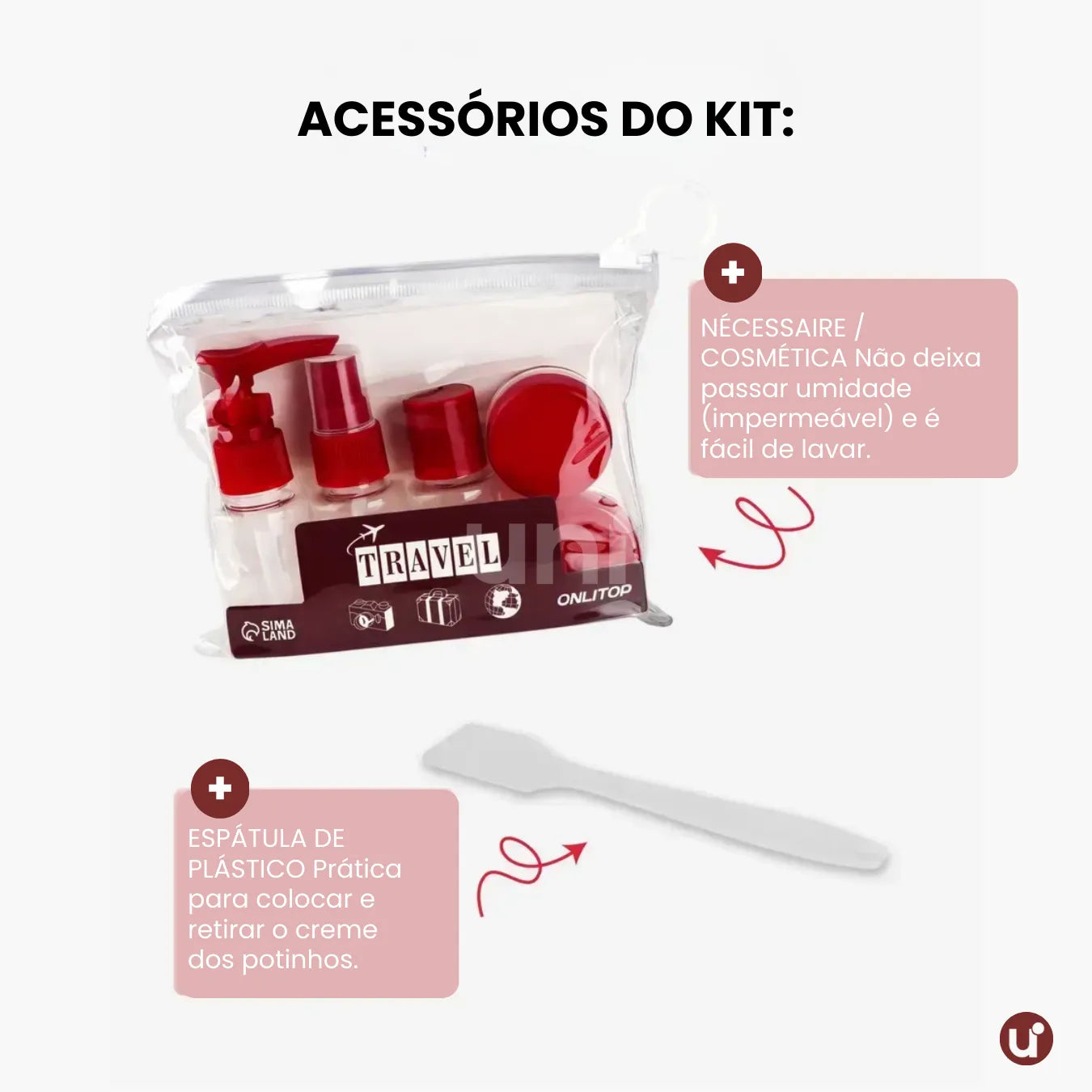 Kit de Frascos para Viagem em Silicone Antivazamento – 5 a 8 Peças
