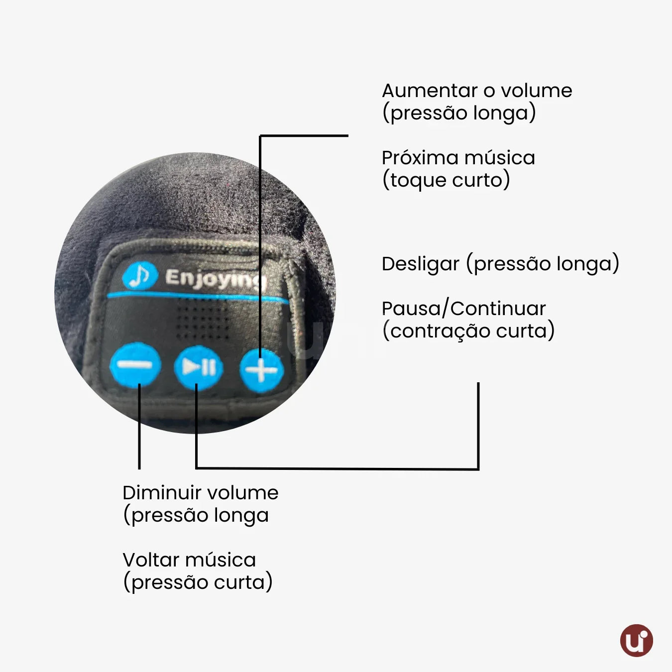Máscara de Dormir Bluetooth Blackout UniEscolhas – Conforto Ajustável e Lavável - uniescolhas