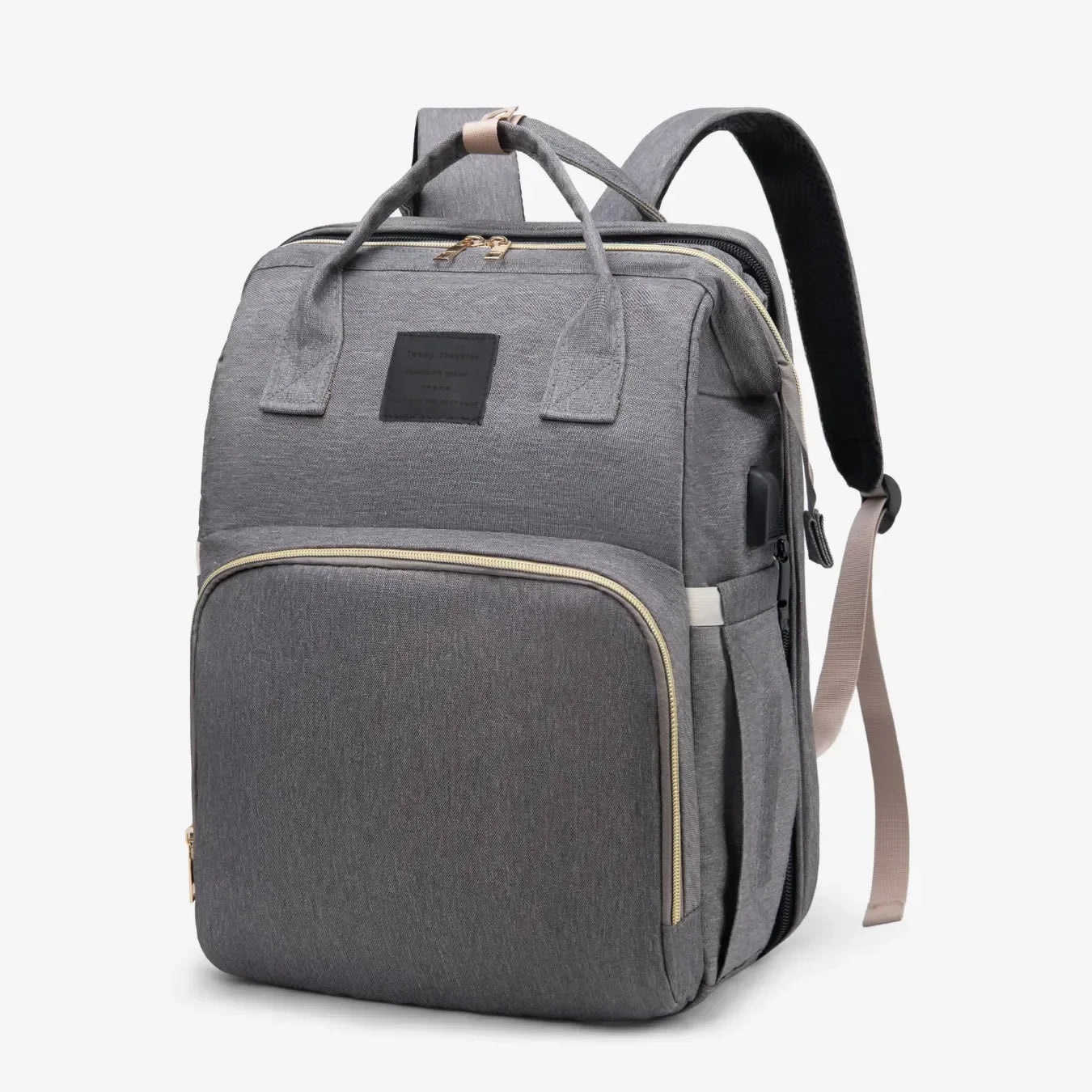 Bolsa/Mochila Maternidade de Fraldas USB BabyBoo™ - uniescolhas