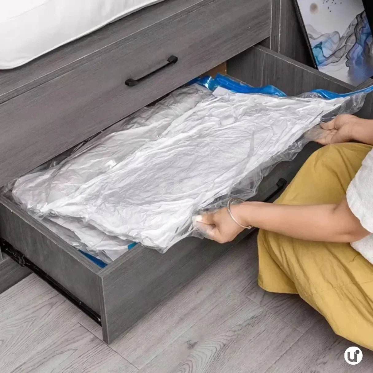 Kit Saco a Vácuo com Bomba para Roupas e Viagem Reutilizável VacuuPack™ - uniescolhas