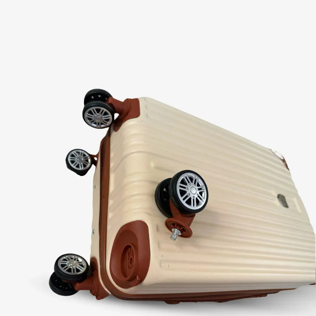 Kit Bordo 2 em 1 Mala de Viagem 10KG Roda Gira 360 Grau Fibra + Frasqueira - uniescolhas