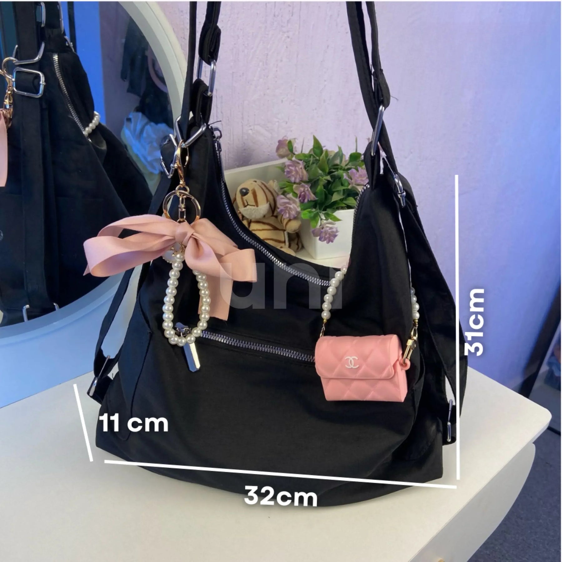 Bolsa 3 em 1 | Transversal, Mochila e Tote Feminina Versátil e Impermeável Gilmore™ - uniescolhas