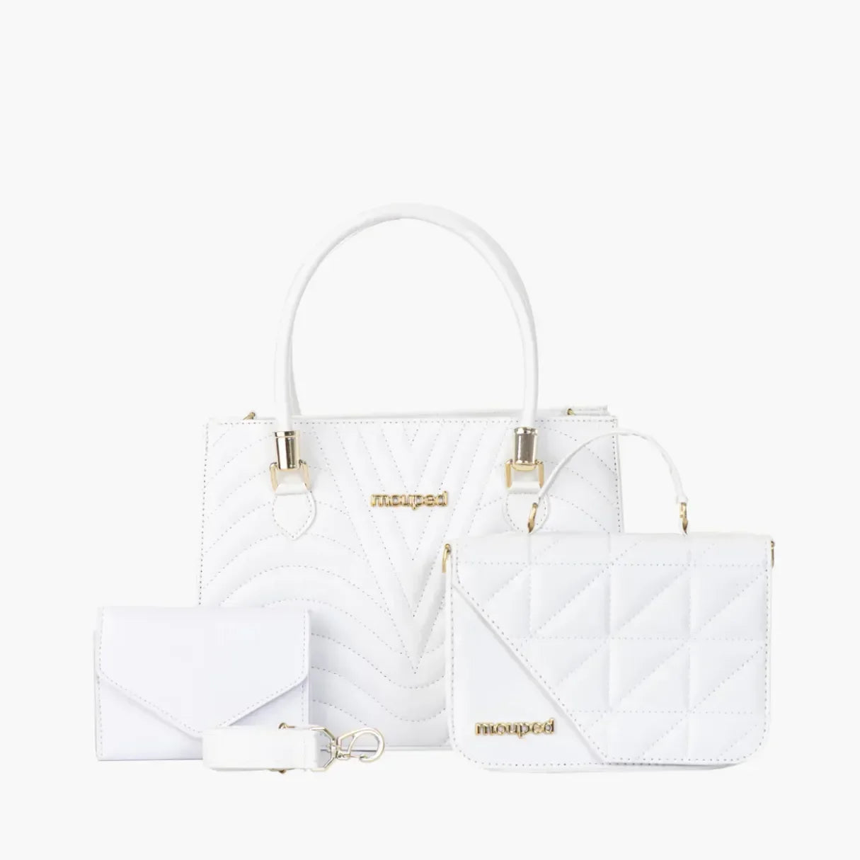 Kit 2 Bolsas Femininas (Carmem + Mia) Transversal + Carteira – MouPed - uniescolhas