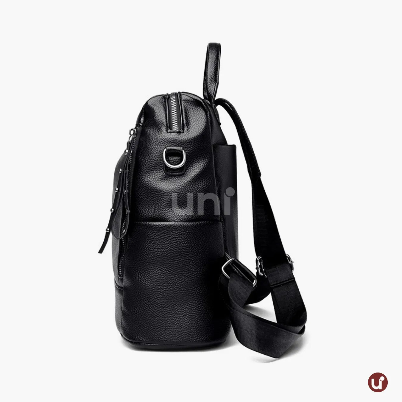 Mochila Feminina Antifurto Shiny Diary 2026 Couro Premium Impermeável 3 em 1