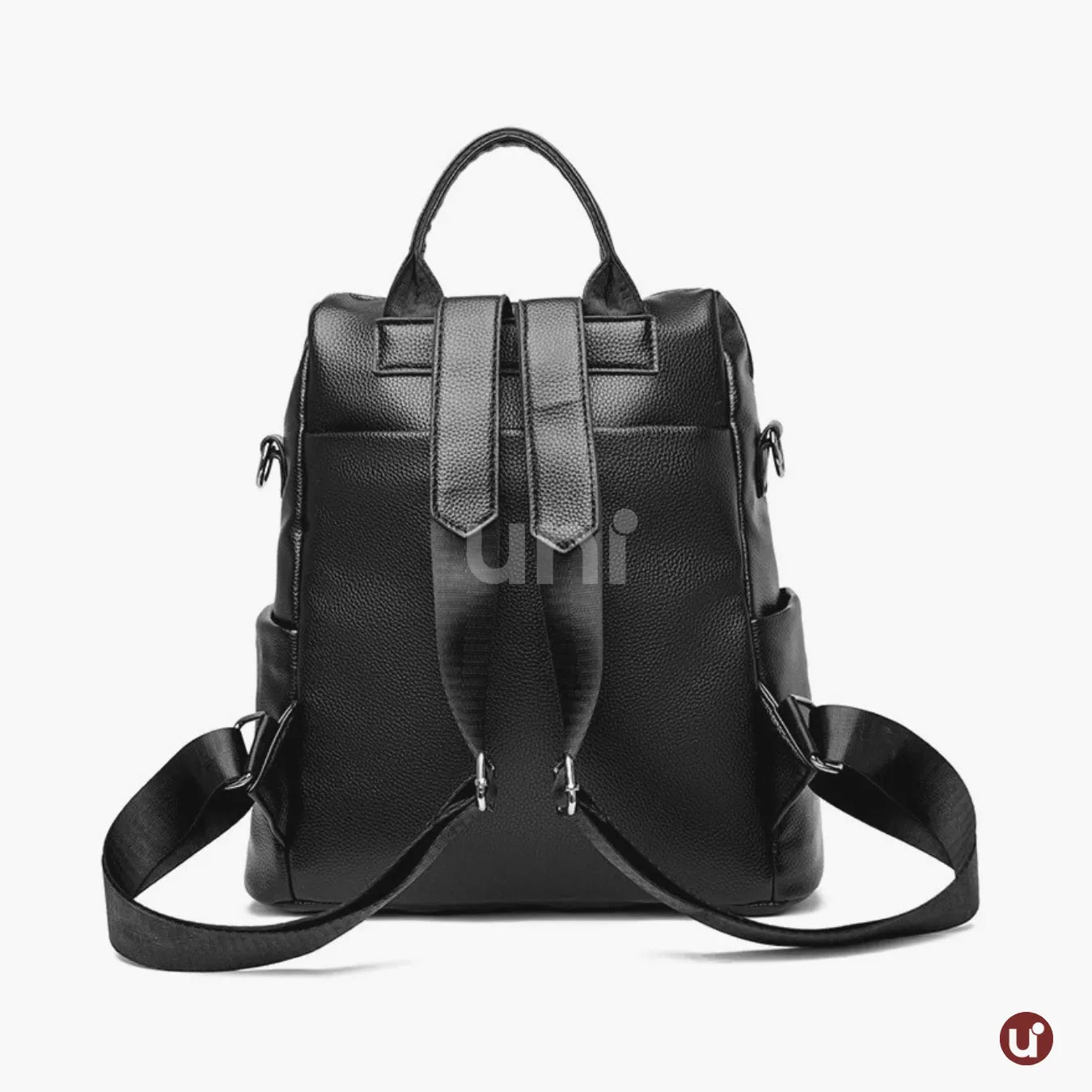 Mochila Feminina Antifurto Impermeável em Couro 3 em 1 - Shiny Diary