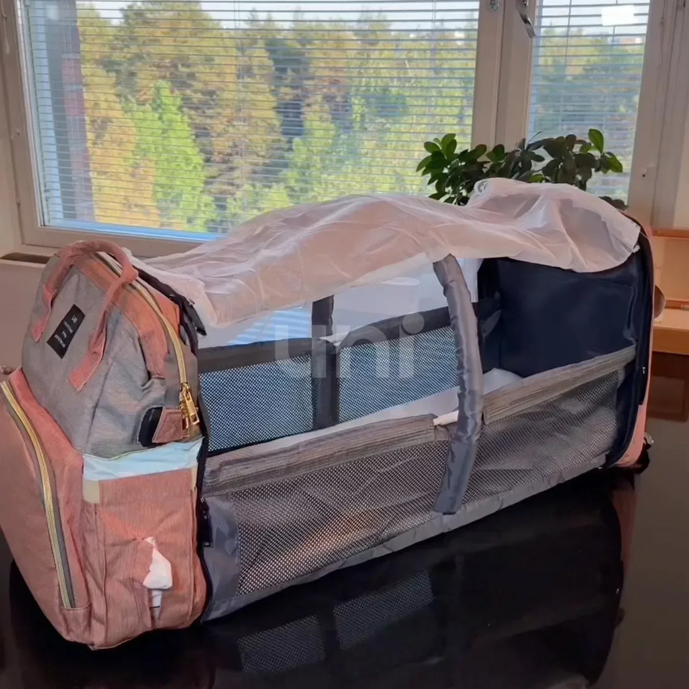 Bolsa/Mochila Maternidade de Fraldas USB BabyBoo™ - uniescolhas