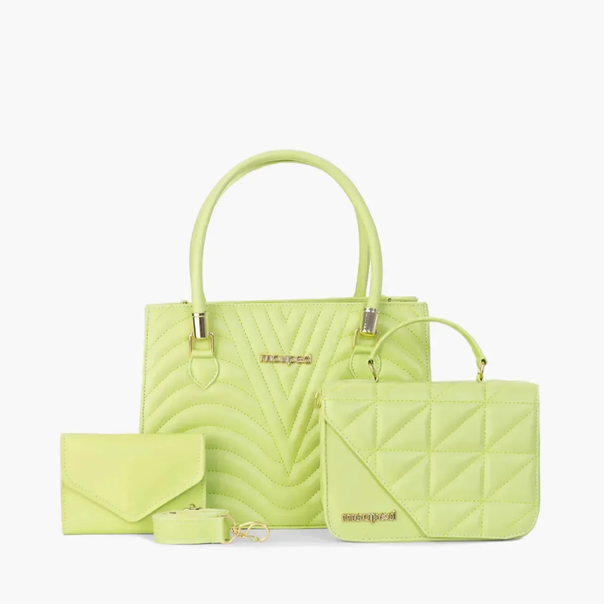 Kit 2 Bolsas Femininas (Carmem + Mia) Transversal + Carteira – MouPed - uniescolhas