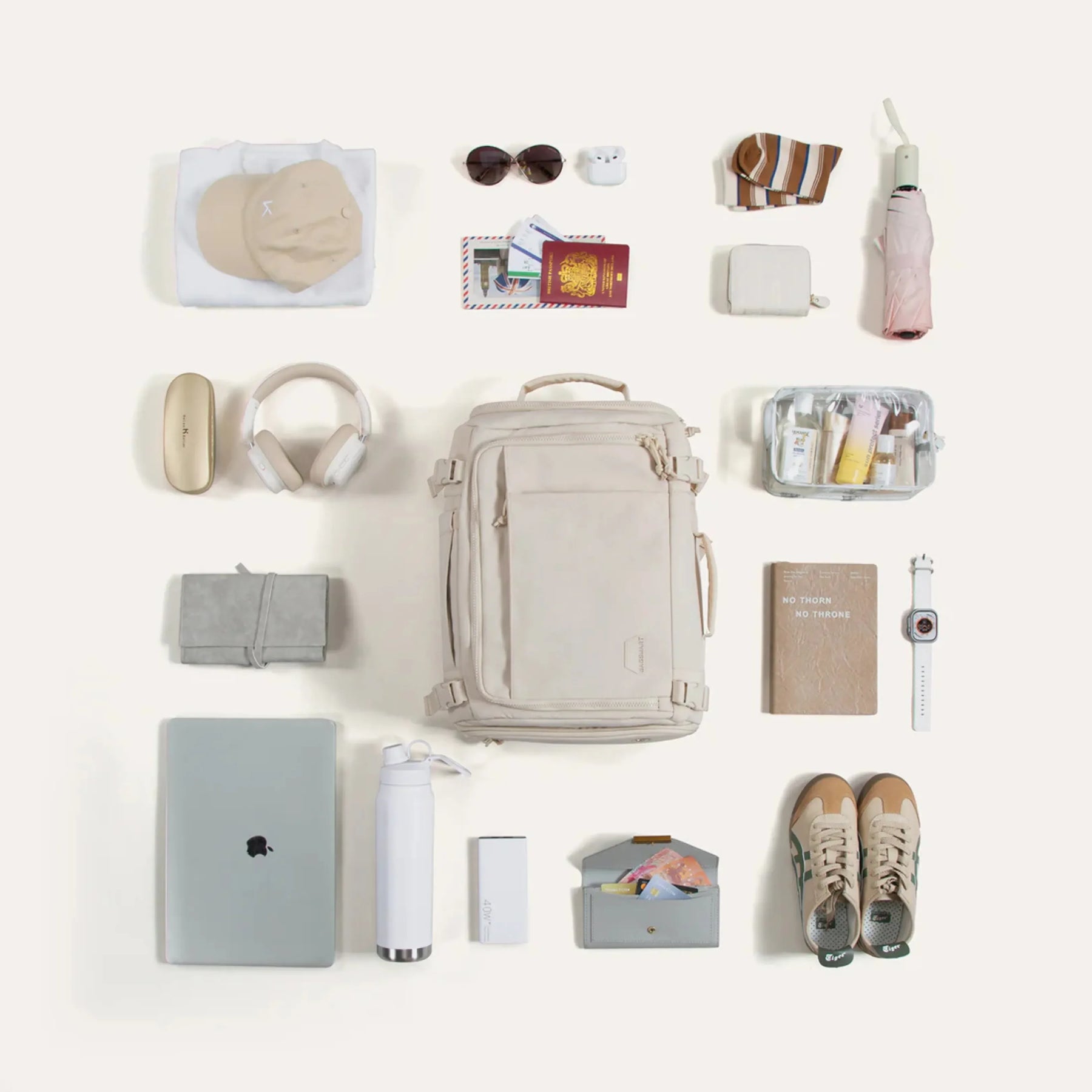 Mochila de Viagem Expansível 40L Trabalho e Notebook EasyJet™ - uniescolhas