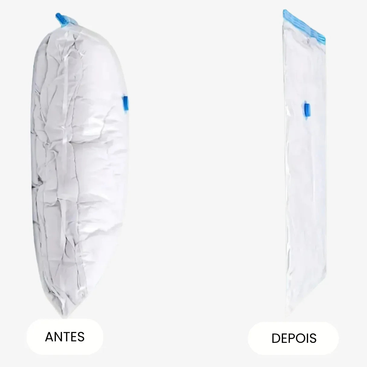 Kit Saco a Vácuo com Bomba para Roupas e Viagem Reutilizável VacuuPack™ - uniescolhas