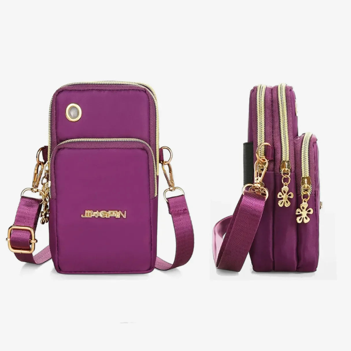 Bolsa de Ombro Multifuncional Nylon à Prova d'Água com Alça Ajustável Nybag - uniescolhas