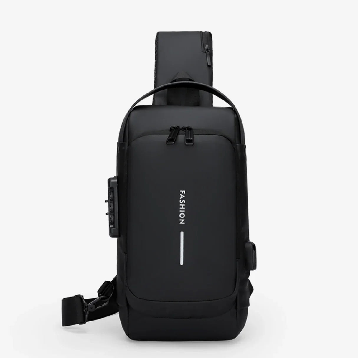 Bolsa Transversal Antifurto com USB e Bolso Oculto Impermeável SecureCarry™ - uniescolhas