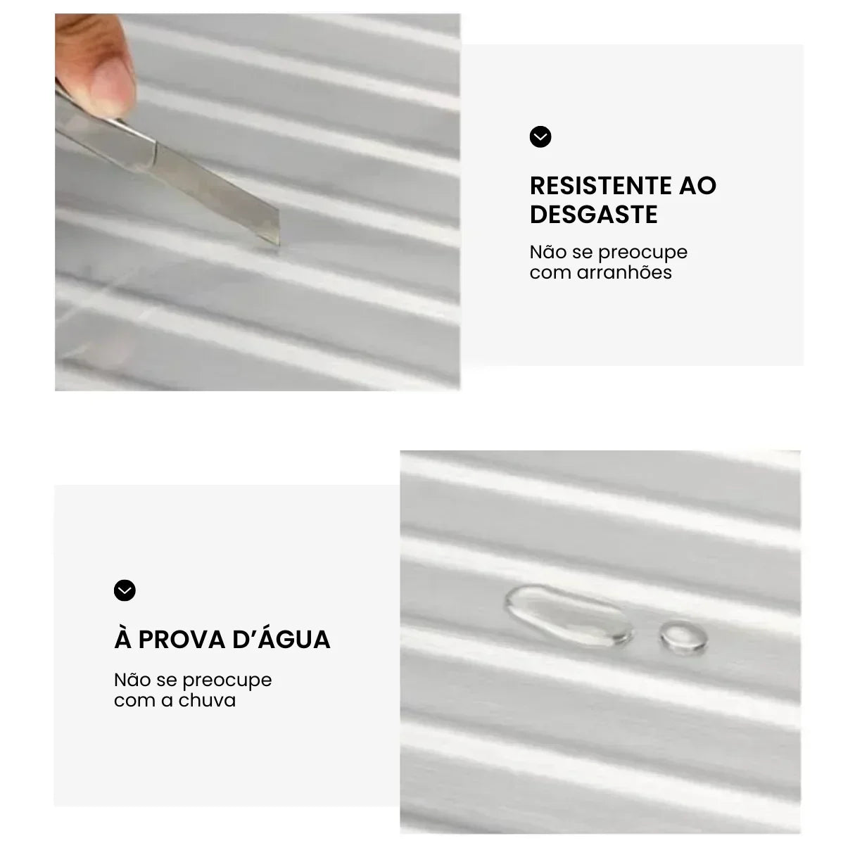 Capa para Mala de Viagem Transparente em PVC Cristal