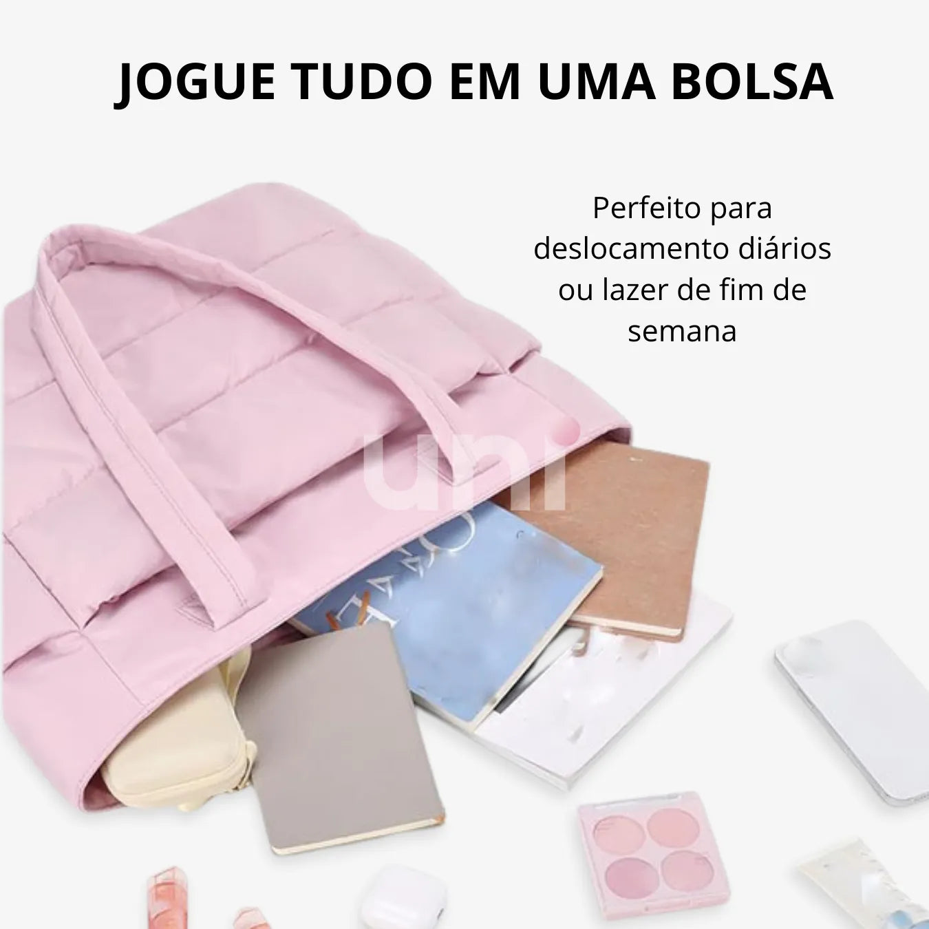 Bolsa Tote Puffer Acolchoada 20L de 15,6 UniBubble™