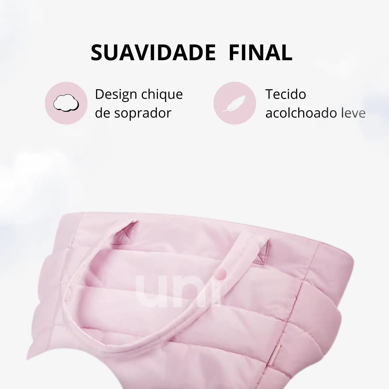 Bolsa Tote Puffer Acolchoada 20L de 15,6 UniBubble™