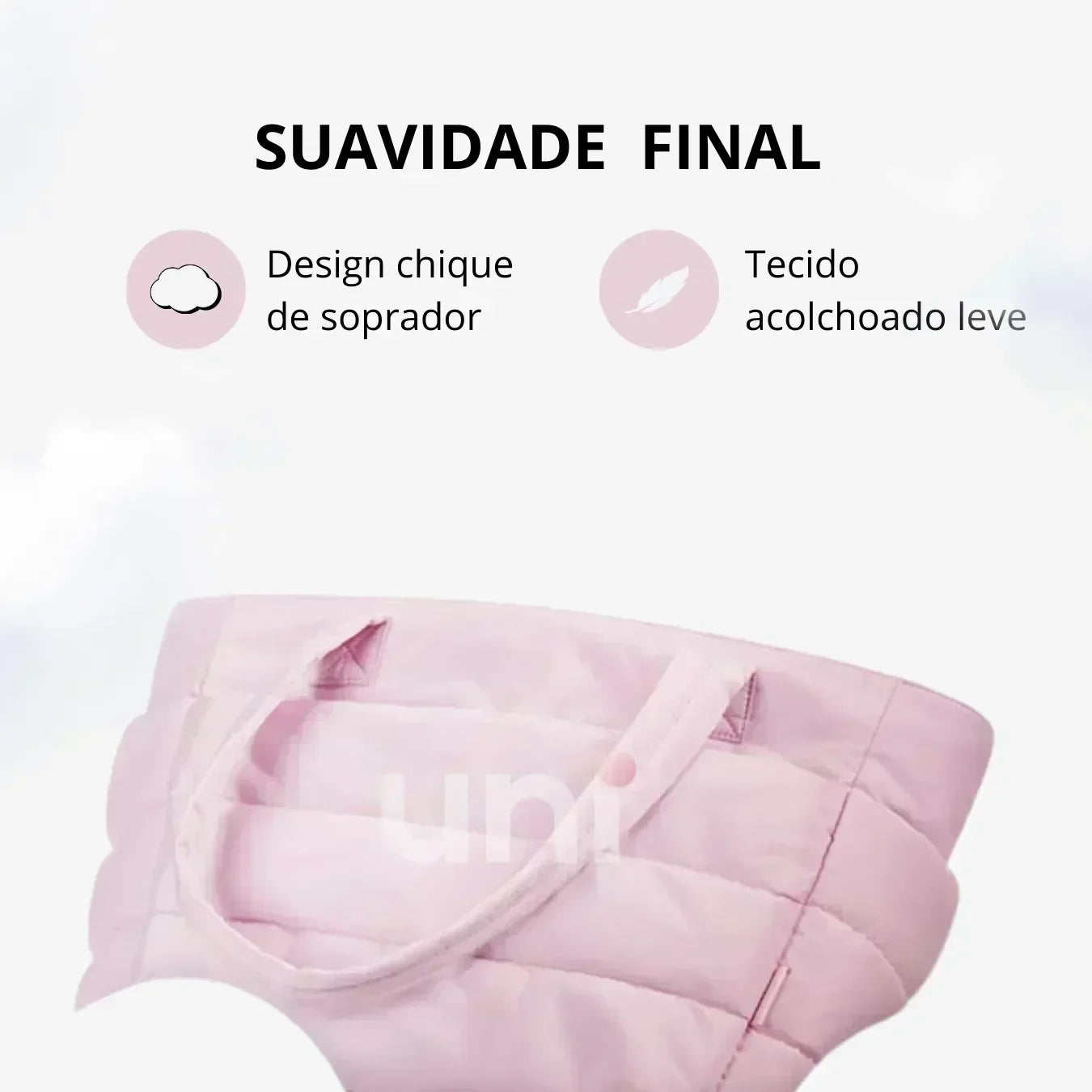 Bolsa Tote Puffer Acolchoada 20L de 15,6 UniBubble™ - uniescolhas