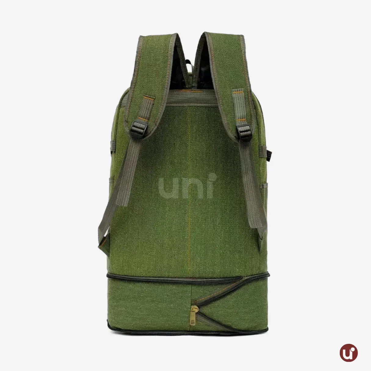 Mochila Masculina 50 L de Lona Premium – Expansível, Resistente à Água e Confortável - uniescolhas