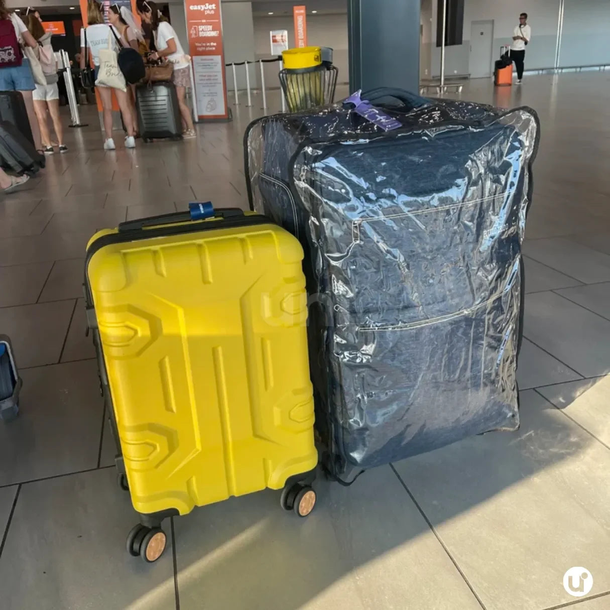 Capa Protetora Para Mala de Viagem Transparente PVC Cristal Resistente e Impermeável - uniescolhas