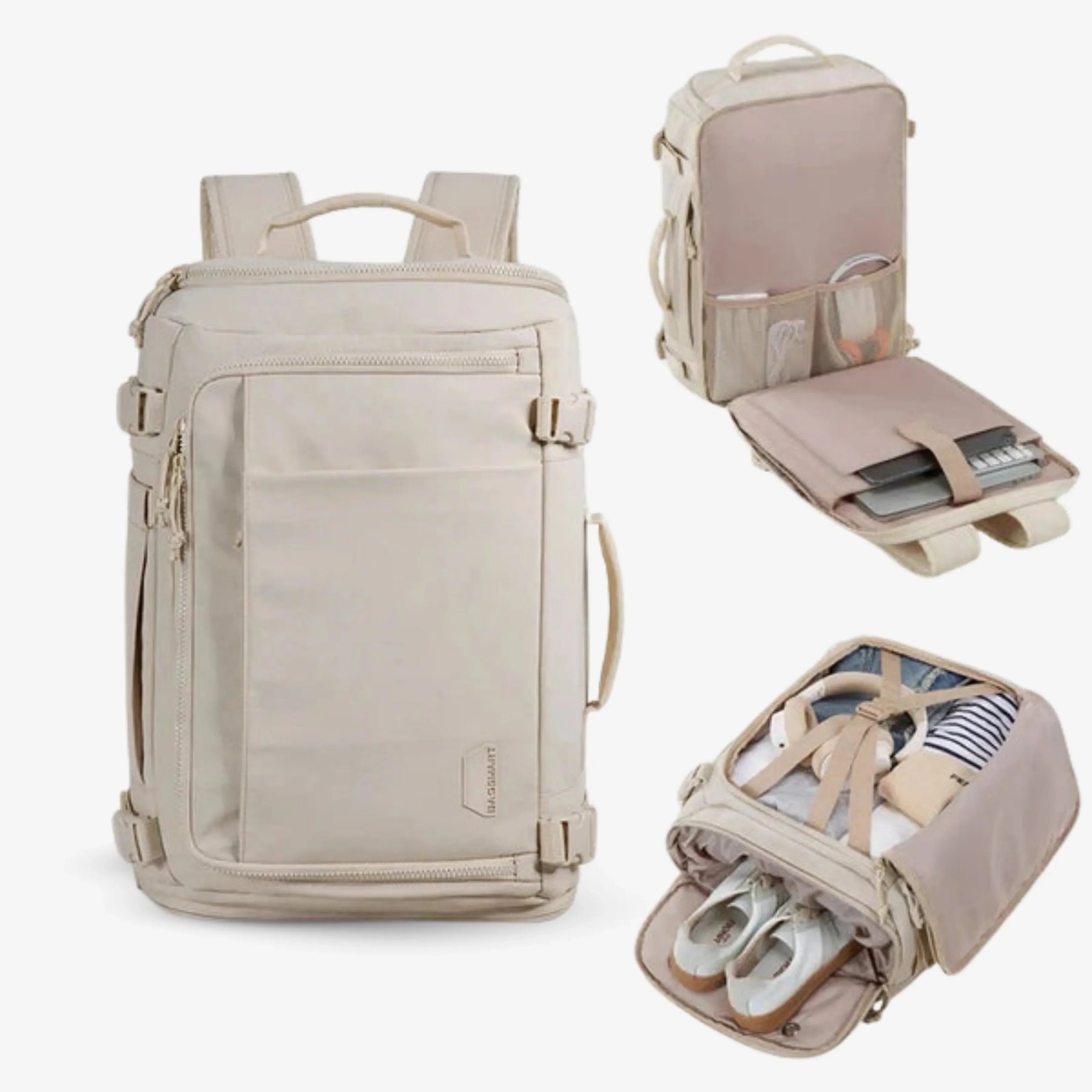 Mochila de Viagem Expansível 40L Trabalho e Notebook EasyJet™ - uniescolhas