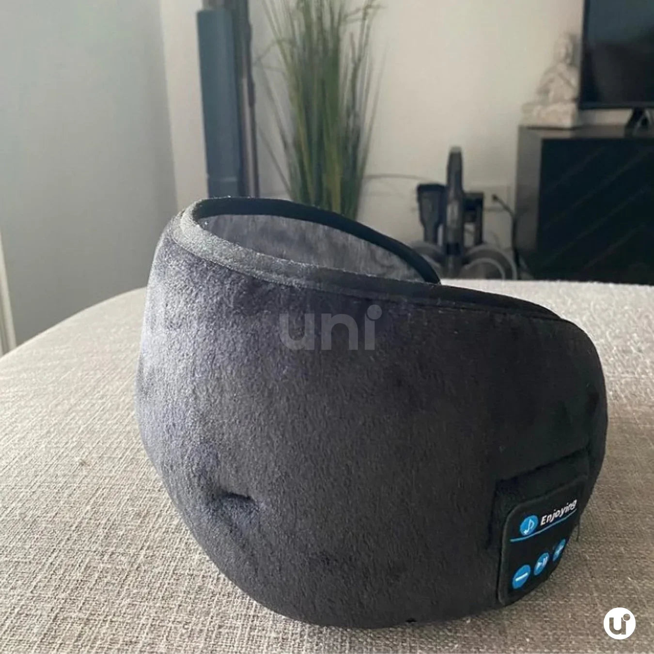 Máscara de Dormir Bluetooth Blackout UniEscolhas – Conforto Ajustável e Lavável - uniescolhas