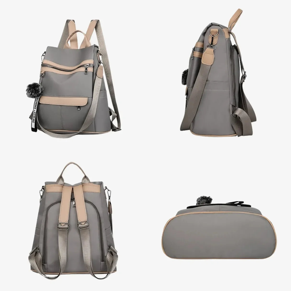 Mochila Anti-Furto Feminina Reforçada e Impermeável PickPocket™ - uniescolhas