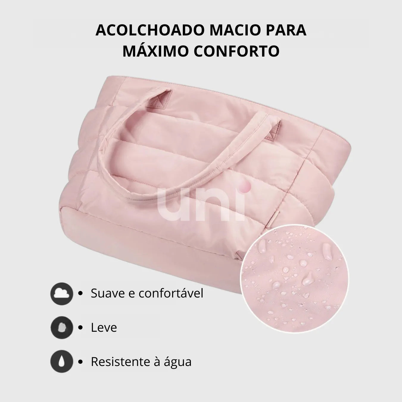 Bolsa Tote Puffer Acolchoada 20L de 15,6 UniBubble™