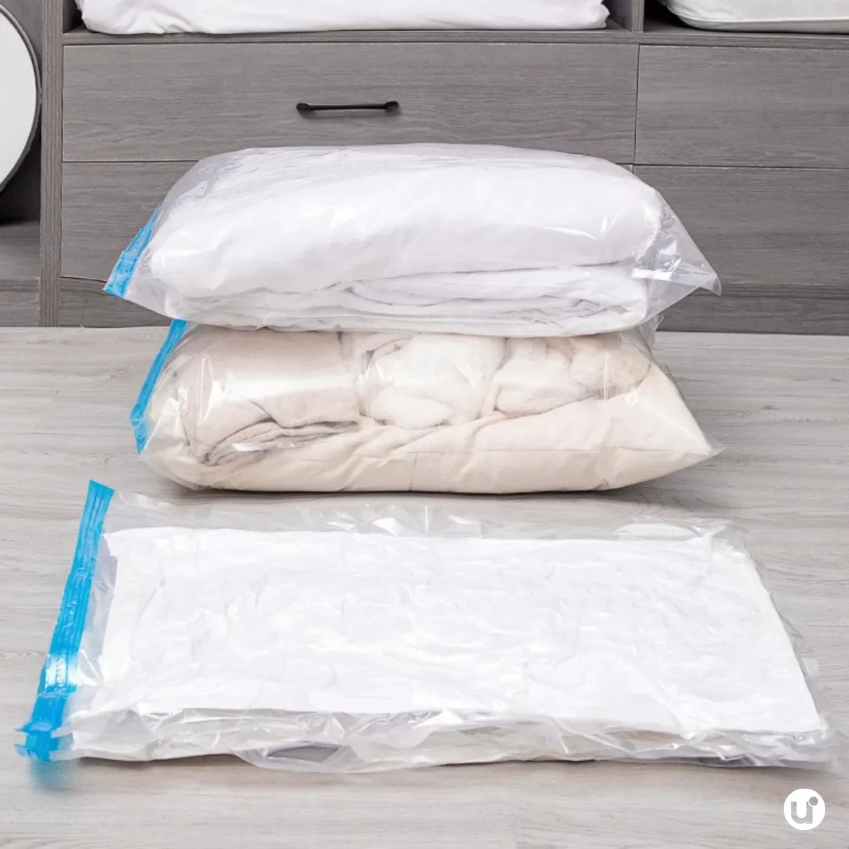 Kit Saco a Vácuo com Bomba para Roupas e Viagem Reutilizável VacuuPack™ - uniescolhas