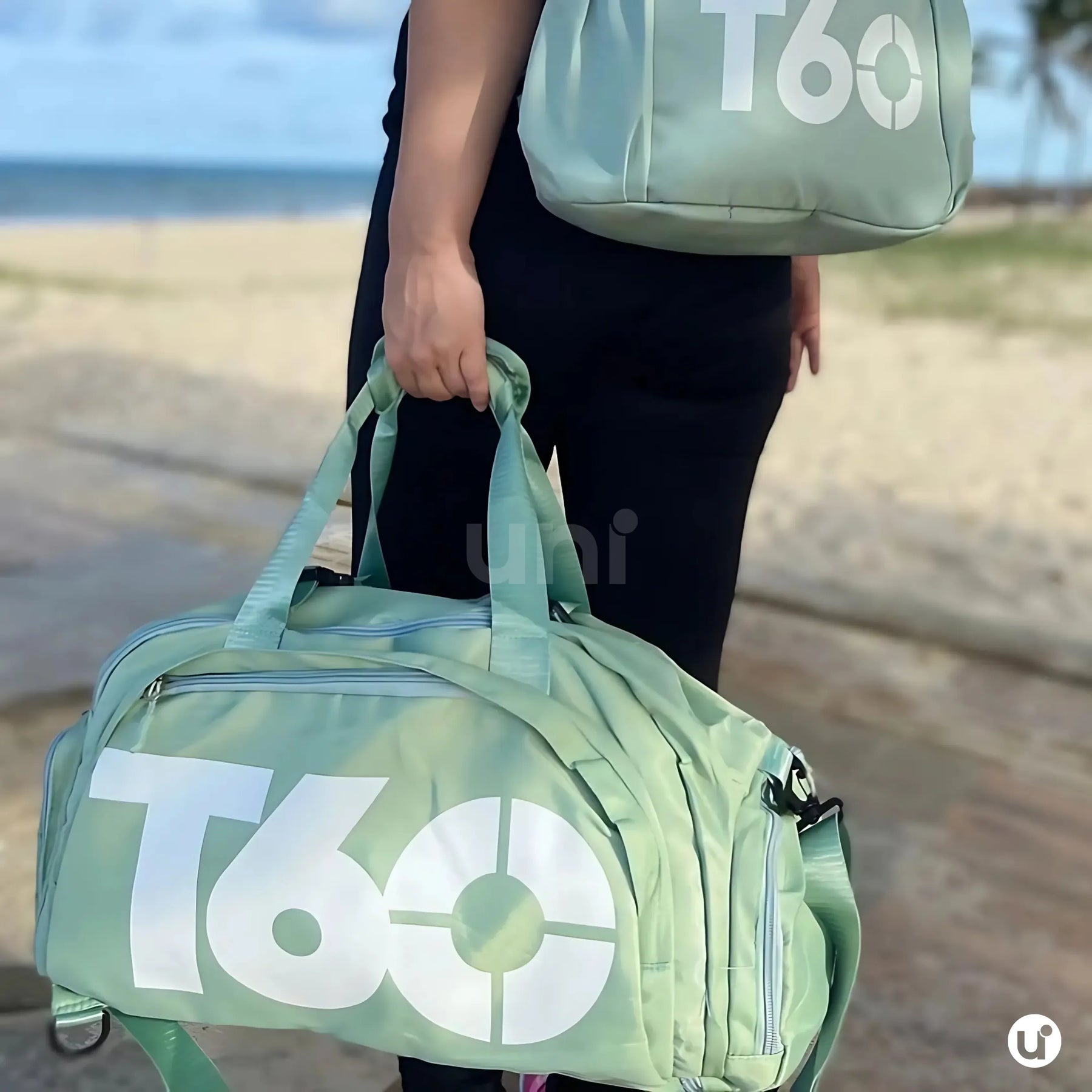 Kit Bolsas de Viagem e Academia Unissex T60 TRAFT + T60 BAG - uniescolhas
