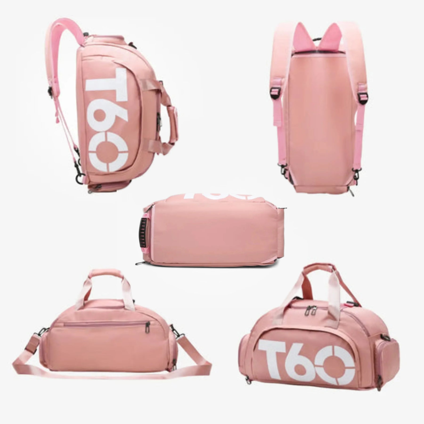 Kit Bolsas de Viagem e Academia Unissex T60 TRAFT + T60 BAG - uniescolhas