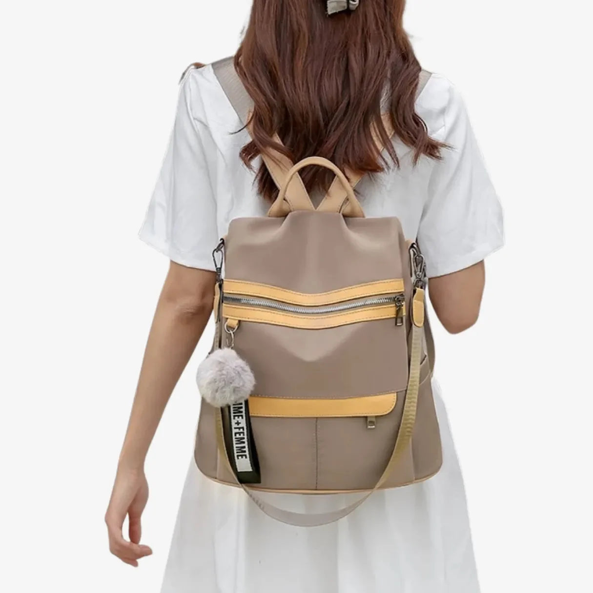 Mochila Anti-Furto Feminina Reforçada e Impermeável PickPocket™ - uniescolhas
