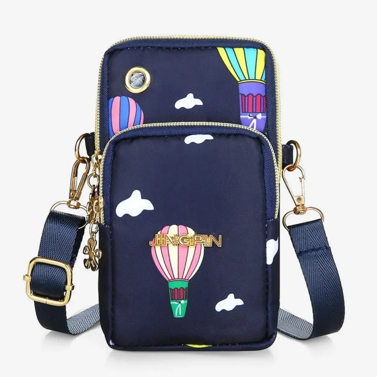 Bolsa de Ombro Multifuncional Nylon à Prova d'Água com Alça Ajustável Nybag - uniescolhas