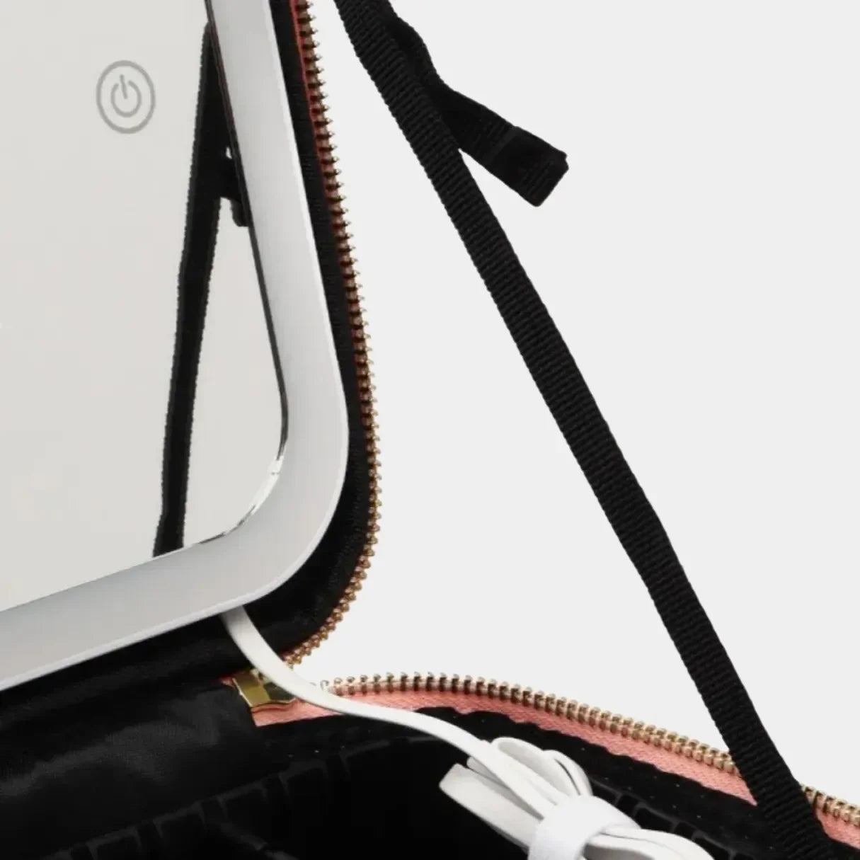 Camarim Portátil de Maquiagens 2.0 Com Espelho LedBag™ - uniescolhas