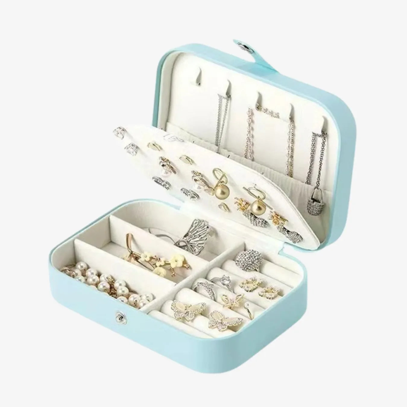Porta-Joias Compacto e Organizador de Viagem BellaBox® - uniescolhas