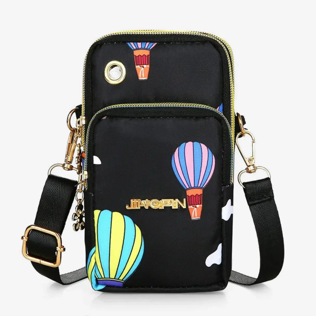 Bolsa de Ombro Multifuncional Nylon à Prova d'Água com Alça Ajustável Nybag - uniescolhas