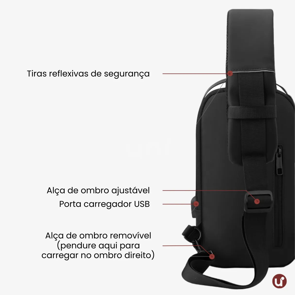mochila antifurto