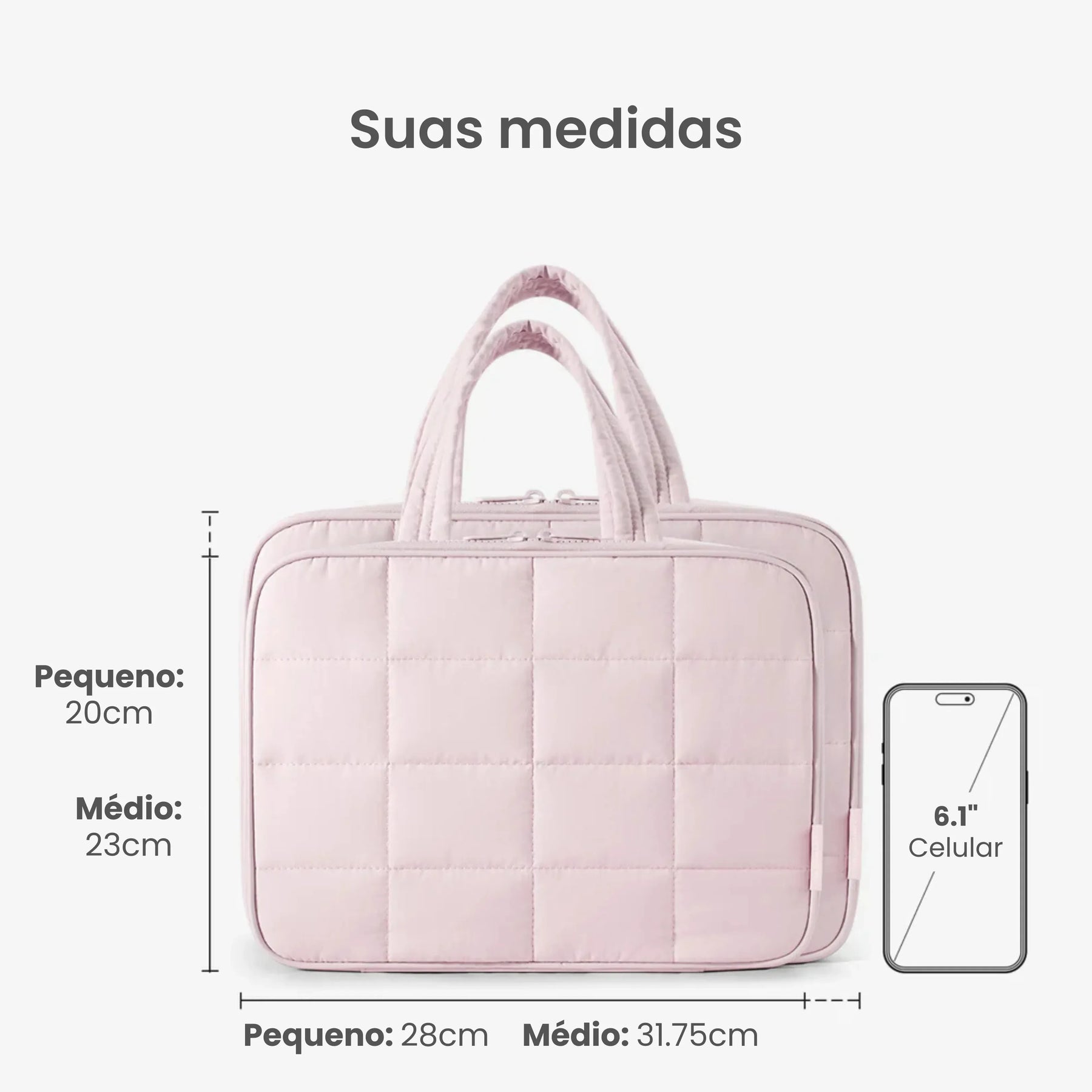 Nécessaire Multifuncional de Higiene e Porta Joias BeautyVoyage™ 2.0 - uniescolhas