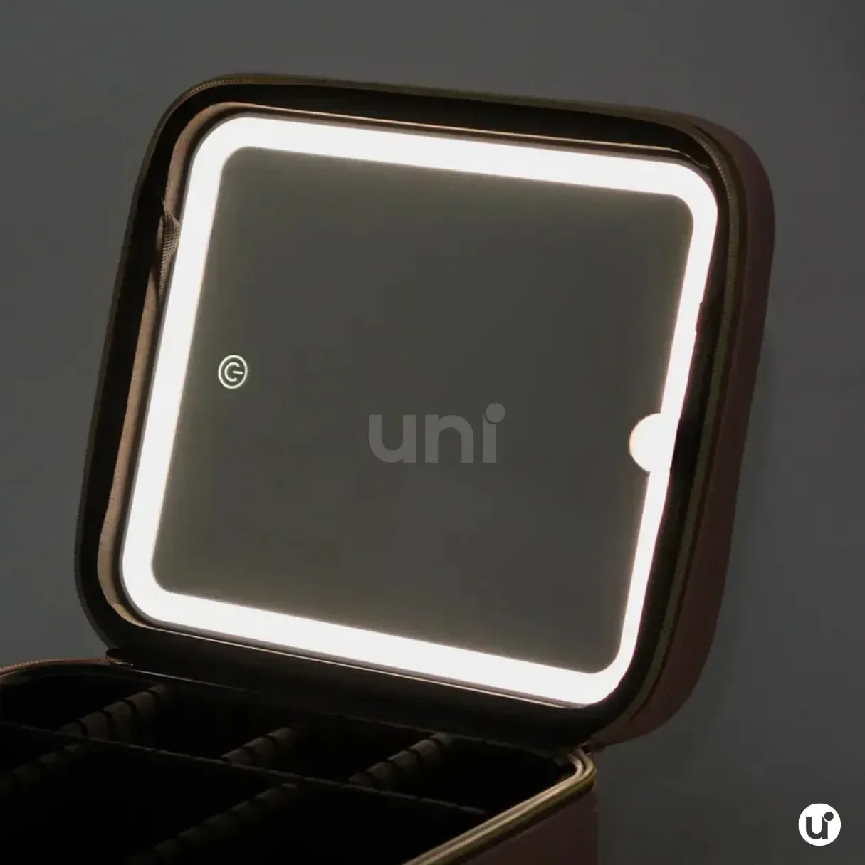 Camarim Portátil de Maquiagens 2.0 Com Espelho LedBag™ - uniescolhas